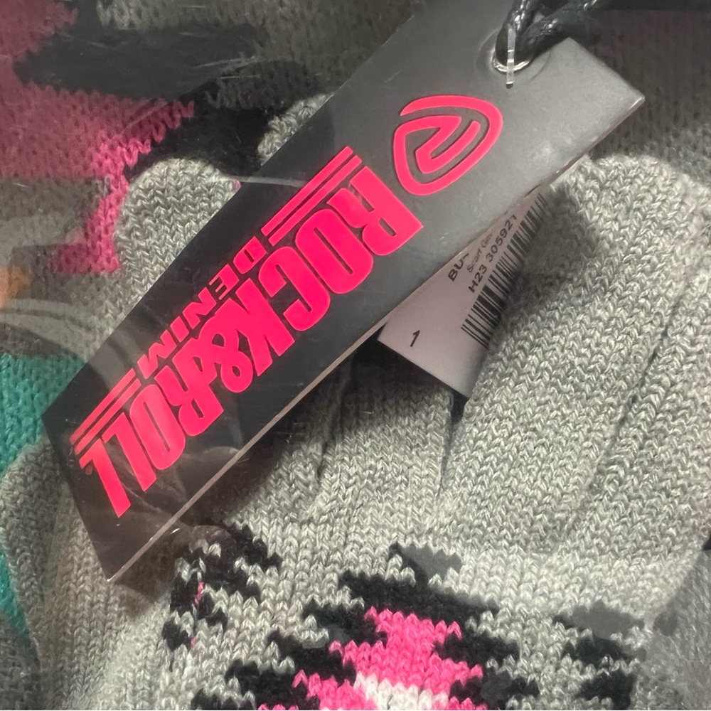 WOMEN'S ROCK & ROLL Scarf Gift Set โ Hot Pink - Picture 6 of 13